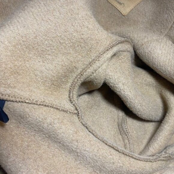 VTG Gloverall Duffle Coat Wool Blend Mens Med Camel Hooded England - Picture 12 of 16
